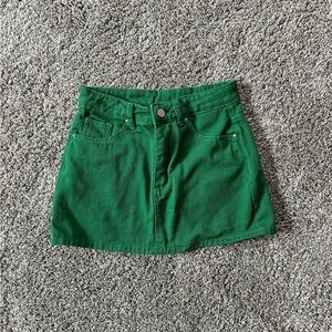 SHEIN Green Skirt